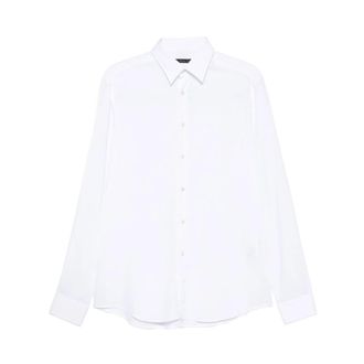 low brand Lange Mouwen Shirt - Heren - Zakelijke Overhemden - Wit - 2XL - Overhemden