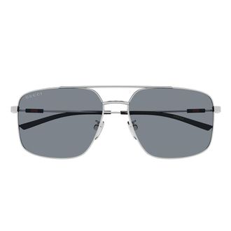 Gucci Sunglasses, unisex, Gray, Size: 59 MM Oversize Square Sunglasses