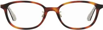 Kate Spade New York aisha 51mm oval optical glasses in Havana at Nordstrom