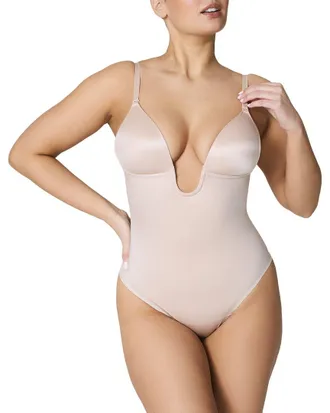 Spanx Spanx Plunge Low Back Thong Bodysuit
