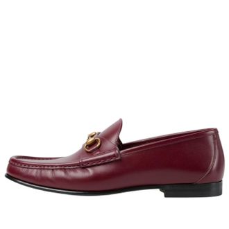 Gucci 1953 Horsebit Leather Loafer Rosso Ancora 307929-AADCW-6207