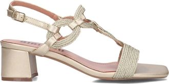 Bibi Lou Schoenen, Dames, Grijs, 37 EU, Leer, Elegante Sandalen met Trendy Touch