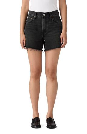 Levi's Ribcage High Waist Cutoff Denim Shorts in Shrink Up Short at Nordstrom, Size 26
