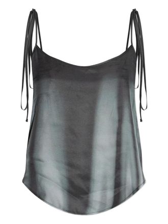 Diesel T-Ammy-S1 tie-shoulder top - Grey