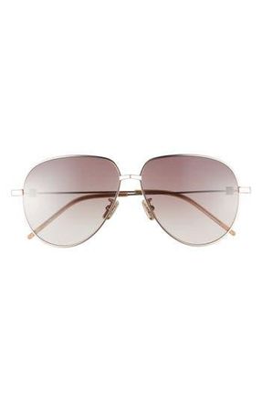 Givenchy GV Speed Gradient Pilot Sunglasses in Gold /Gradient Brown at Nordstrom Rack
