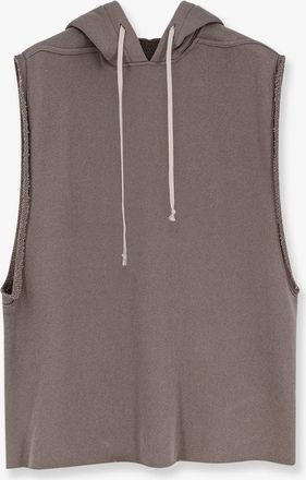 Rick Owens Felpa smanicata in cotone certificato - RICK OWENS - gender_Man