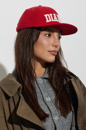 Willy Chavarria Diablo Baseball Cap, Unisex, Red