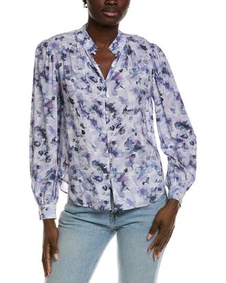 Bella Dahl Shirred Button Up Blouse