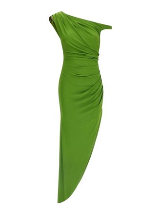 Elisabetta Franchi Jewel Shoulder Dress