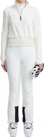 Aztech Mountain Half Zip Fleece Jacket In Cloud White