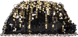 La Carrie Night Ed Paillettes Clutch - Dames - Schoudertassen - Zwart - ONE Size - Pailletten - Tassen