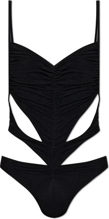Dsquared2 Badpak uit &eacute;&eacute;n stuk - Dames - Badpakken - Zwart - XL - Badmode