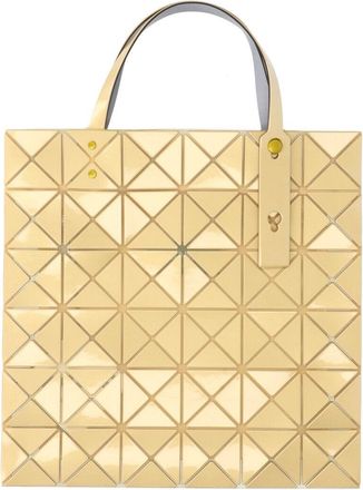 Bao Bao Issey Miyake Geometric Panel Tote Bag In Glossy Yellow Pvc