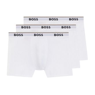 HUGO BOSS Boxershorts met logo voor heren (set van 3) (Wit)