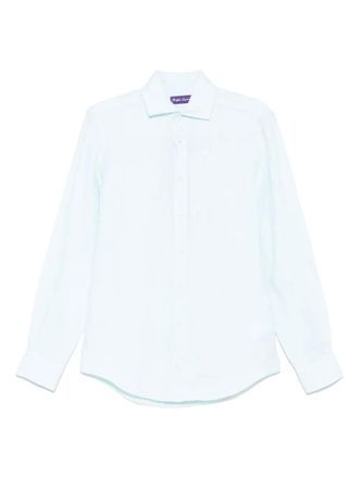 Ralph Lauren Purple Label Linnen overhemd - Groen