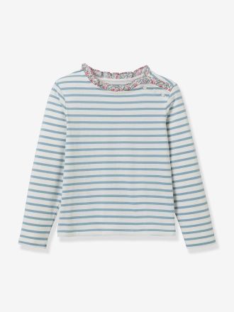 Cyrillus Langarm-Ringelshirt M&auml;dchen CYRILLUS hellrosa