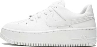 Nike Fitness, Dames, Wit, 42 1/2 EU, Leer, Air Force 1 Sage Low