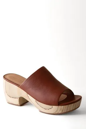 Huma Blanco Katlyn Platform Clog in Cinnamon at Nordstrom, Size 38