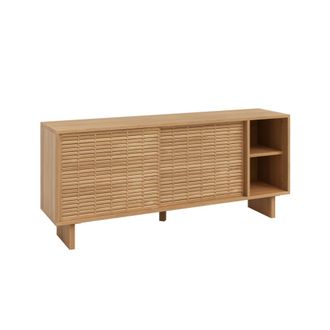 Naan Furniture Aparador de pino barnizado en color roble - 1 estante - 150 cm