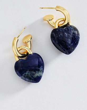 Holst + Lee Heart Locket Earrings