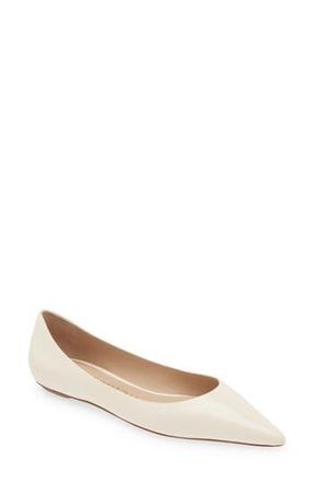 Stuart Weitzman Emilia Pointed Toe Flat in Seashell at Nordstrom Rack, Size 5.5