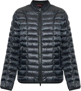 Diesel W-Pilot-Wrd Jacket - Heren - Regenjassen - Zwart - XL - Leer - Jassen