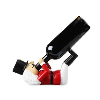 True Nutcracker Wine Bottle Holder in Red at Nordstrom