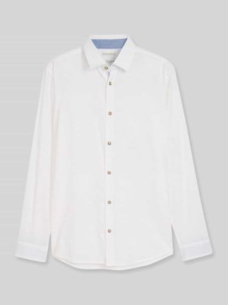 Tom Tailor Regular Fit Freizeithemd aus Leinen-Baumwolle-Mix in Weiss, Gr&ouml;&szlig;e XXXL