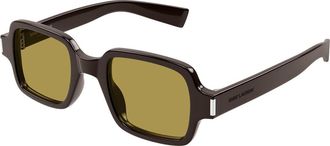 Saint Laurent SL 720 004 Mens Sunglasses Brown Size 48 - Free RX Lenses - Free RX Lenses