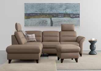 Sit&more Ecksofa &raquo;Mellum L-Form&laquo; Federkern, wahlweise mit Bettfunktion, Stauraum und Armteilfunktion