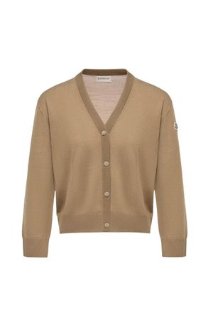 Moncler WOMENS HYBRID CARDIGAN Size: L, colour: BEIGE