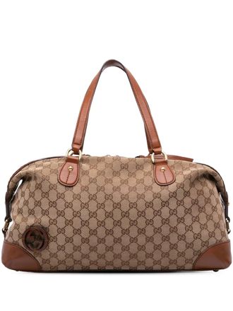 Gucci 2016-2025 GG Canvas Brick Lane satchel - women - Canvas - One Size - Brown