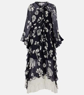 Dorothee Schumacher Floral Daydream midi dress