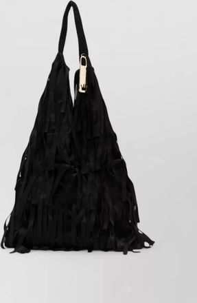 La Milanesa fringe shoulder bag