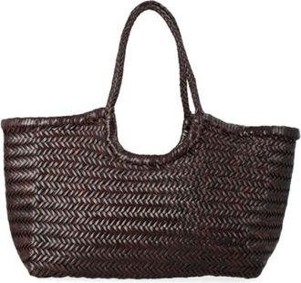 Dragon Diffusion Nantucket Big Tote - Dames - Shoppers - Bruin - ONE Size - Leer - Tassen