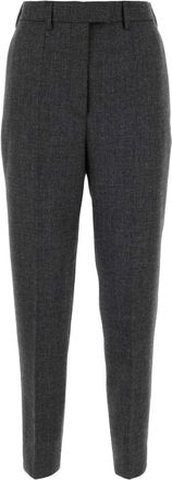 Prada Donkergrijze Wolbroek