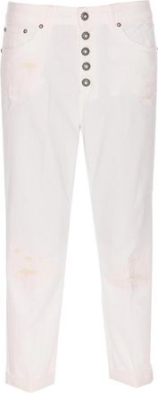 Dondup White Koons Gioiello Pants