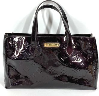 Louis Vuitton Amarante Purple Monogram Vernis Handbag Tote Bag (Pre-Owned)