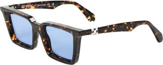 Off-white Off White Unisex Dalton vierkante zonnebril voor volwassenen (Blauw)