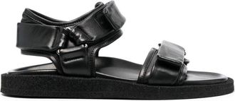 Officine Creative strap-detail leather sandals - women - Leather - 39 - Black