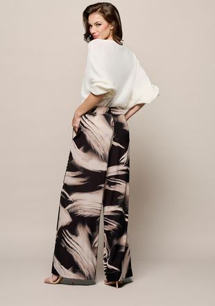 Mart Visser Aiden Print Broek Zwart / Off White