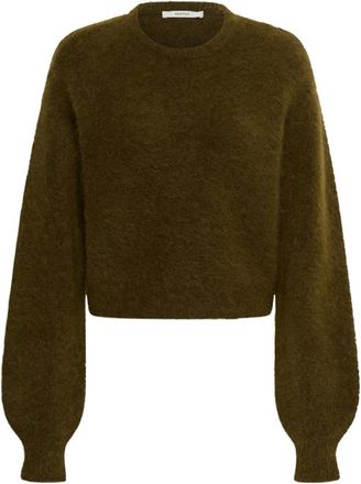 Gestuz Trui met ronde hals - Dames - Truien - Groen - Maat: M