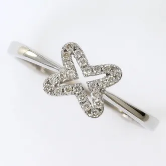 C&A White Gold White Gold (18K) Band Ring (Pre-Owned)