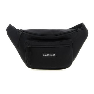 Balenciaga Explorer Beltpack - Dames - Tassen - Zwart - Maat: ONE Size Katoen