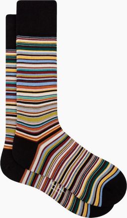 Paul Smith Mens Paul Smith Signature Striipe Socks 92A Black - Size: 16/14.5/8/15/8.5/15.5/9/13/13.5/14/6.5/7/7.5/11.5/5/12/5.5/12.5/6/3.5/3/10.5/4/11/4.5/2.5