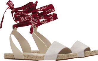Lanvin Domra Suede Espadrille Sandals