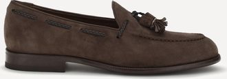 Fratelli Rossetti Mocassini in pelle scamosciata con nappe Man 7.5