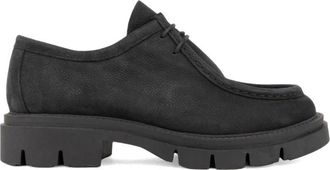 Sergio Moretti Laced Loafers - Dames - Veterschoenen - Zwart - 38 EU - Leer - Schoenen