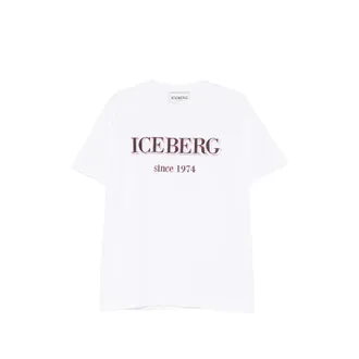 Iceberg Logo-embroidered Cotton T-shirt