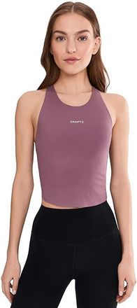 Craft Hypervent Cropped Pocket Singlet Womens T Shirt Flint : LG, Elastane/Polyamide